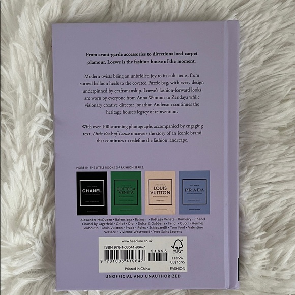 Loewe Fashion Book in Lavender - Picture 2 of 4